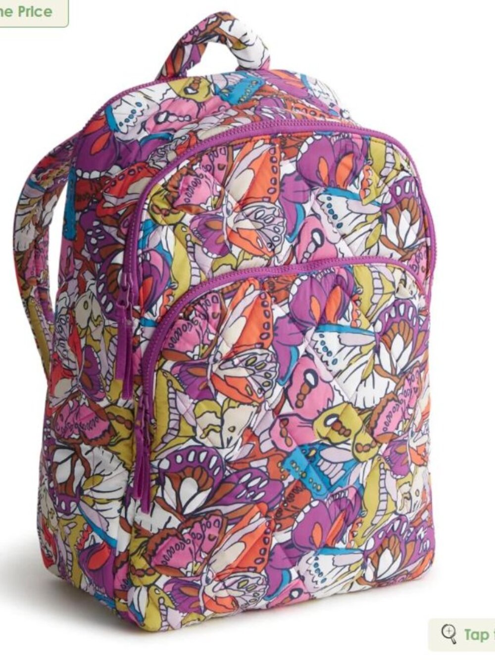 Vera Bradley Featherweight Westover Hybrid Backpack Flutter NWT